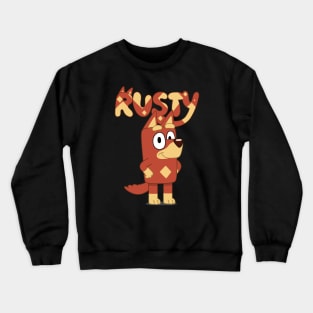 Rusty is a red kelpie Crewneck Sweatshirt